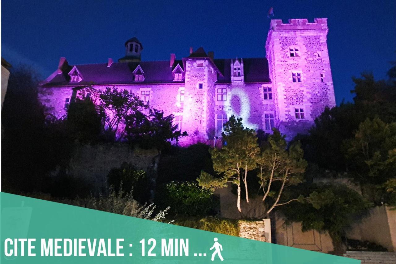 Artbleu -Tout Confort - Ideal Pros - Proche Commerces Montluçon Exteriör bild